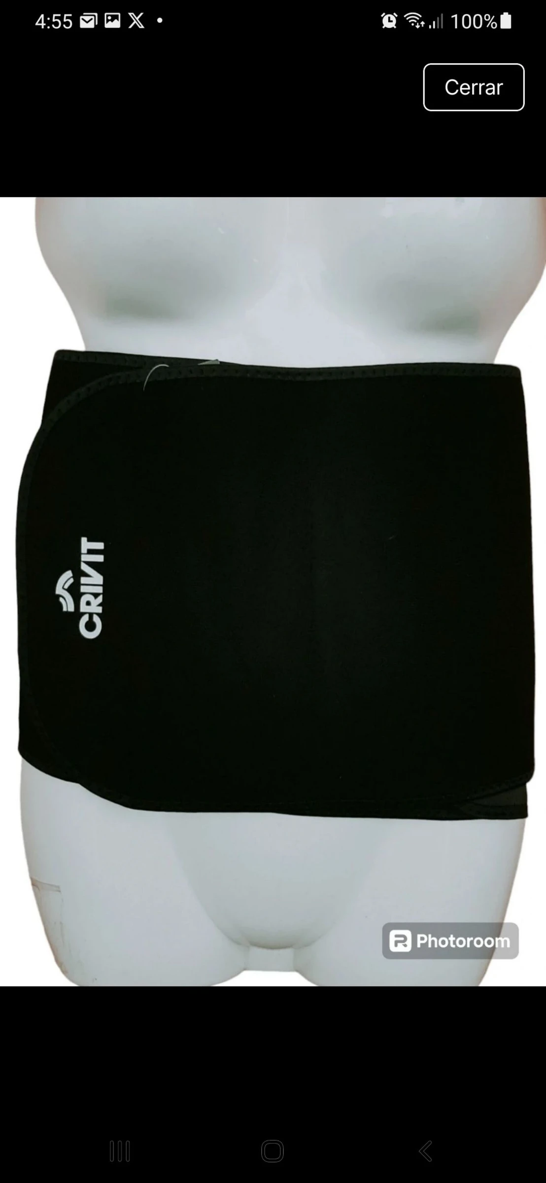 Faja termoactiva de deporte 